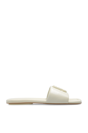 サンダル・ミュール BOTTEGA VENETA AMY EMBOSSED LEATHER SLIDE SANDALS BOTTEGA VENETA | Amy 45 Leather Mule Sandals | Women | Lane